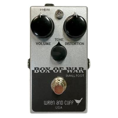 Wren and Cuff Box of War Small Foot Russian Muff Distortion Guitar Effect Pedal image 1