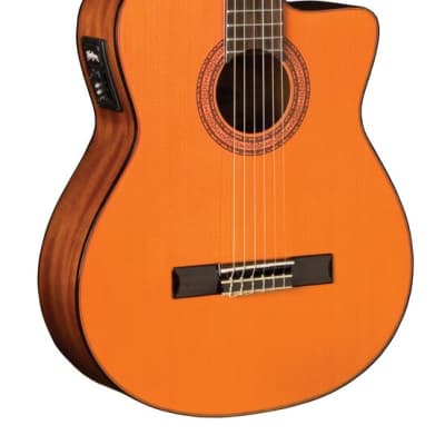 Washburn C5CE Classical Cutaway Acoustic Electric Guitar Natural C5CE-A for sale