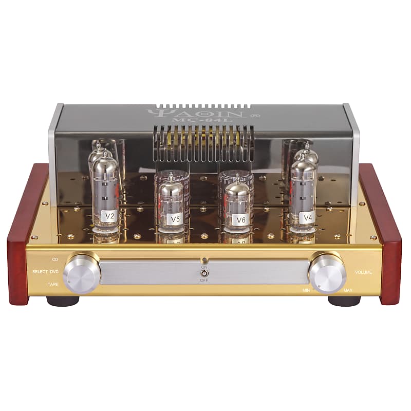 Yaqin MC-84L Stereo Vacuum Tube Push-Pull Integrated Amplifier,Output Power12Wx2,Tubes 6P14x4pcs 12AX7Bx2pcs, AC110V and AC230V Optional  			
