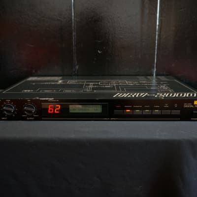 Korg DRV-2000 Vintage 80's Digital Reverb 1U Rack Effects Unit 