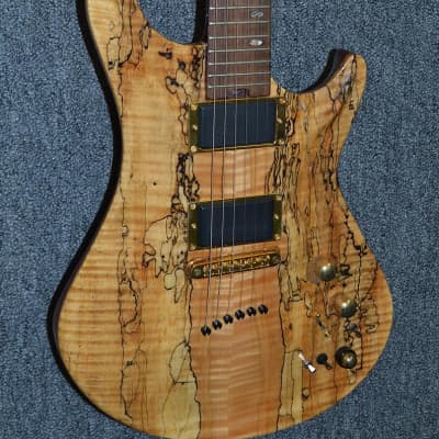 Warrior Dran Michael - Spalted Maple Top - Has Every Option - Roland Synth Ready! 2005 Natural image 1