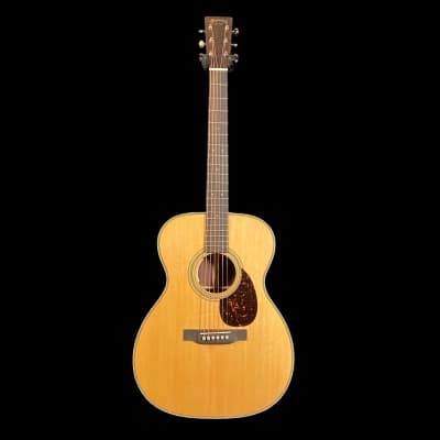 Martin OM-28E Acoustic-electric Guitar - Natural image 3