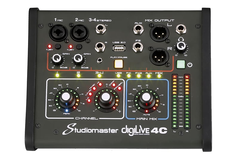 StudioMaster DigiLive 04C 4 Channel Digital Mixing Console image 1
