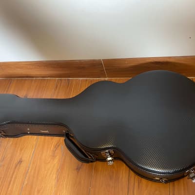Enya Carbon Fiber Acoustic Electric Guitar X4 Pro Mini with Hard Case image 23