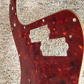 1968 Fender Precision Bass Tortoise shell pickguard w original screws 1965 1966 1967 1969 image 6