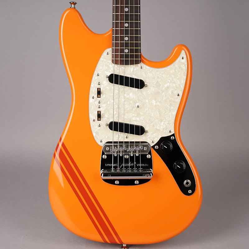 Fender Japan '73 Mustang Competition Reissue - MIJ - Mastery Bridge - Orange