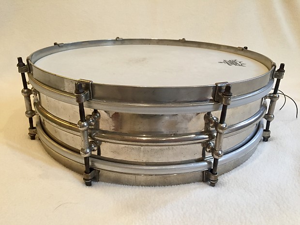 Ludwig Vintage 1920s Standard 4x14 Snare Drum with Nickel Over