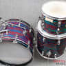 Used 1968 Ludwig Super Classic Fab Drum Set in Psychedelic Red