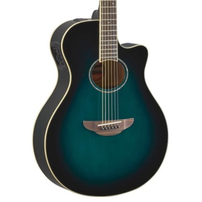 Yamaha APX600 Electro Acoustic Guitar - Oriental Blue Burst for sale