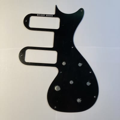 Single Ply Black Dual P90 MOD Pickguard for 1959-1961 Gibson Melody Maker D w/Decal Made in USA 🇺🇸