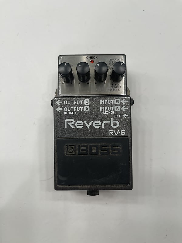 Boss Roland RV-6 Digital Reverb Stereo Guitar Effect Pedal image 1