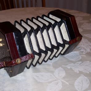Tidder 20 Button Anglo Concertina 1890's? Rosewood image 4