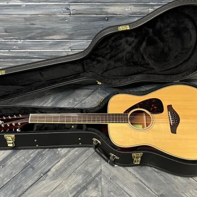 Used Yamaha FG820-12 12 string Acoustic Guitar with Case image 7