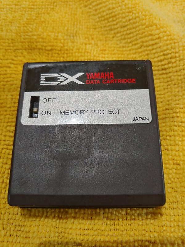 NOS RARE VINTAGE Yamaha DX Data RAM Cartridge Memory Protect image 1