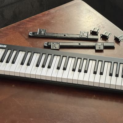 Alesis V61 61-Key USB MIDI Controller with under-desk drawer hardware