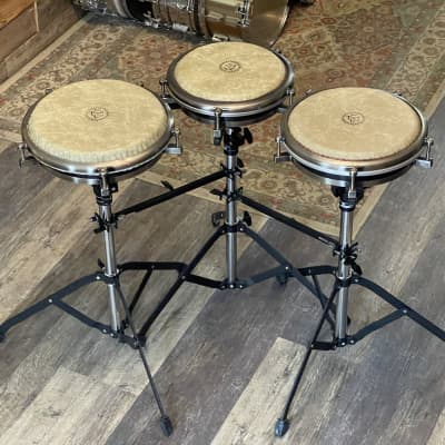 Pearl Travel Conga Set with Stands 11