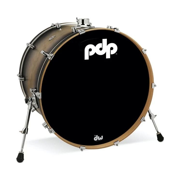 PDP Concept Maple Series 18x24" Bass Drum in Satin Charcoal Reverb