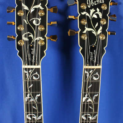 2006 Ibanez Japan 2670 Artwood Twin Neck Double-Neck Electric Guitar #11/45 image 7