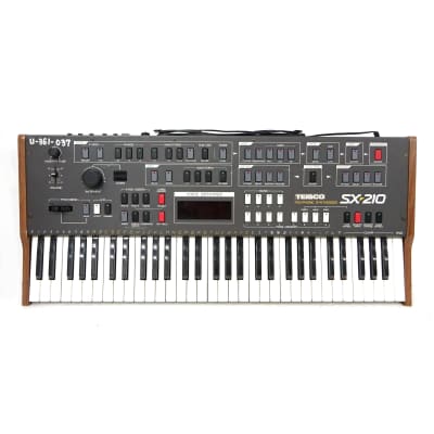Teisco SX-210 61-Key Analog Synthesizer w/ MIDI 1980s Vintage MIJ Kawai Rare SSM2044 image 3