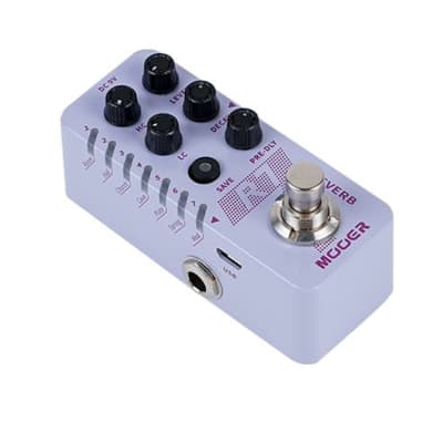 Mooer R7 Reverb Compact Effect Pedal with 7 Types of Reverb image 3