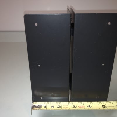 Unbranded Rack Mount Angle-Irons (Aluminum)(Rack Case) for Audio/Video Equipment (4U) 2000 Black image 2