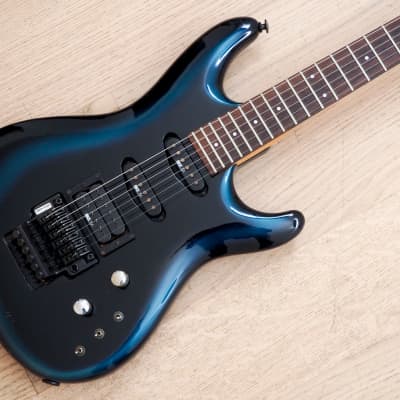 1987 Ibanez PRO540R Radius Series HSS Electric Guitar Blue Burst Japan w/  Case | Reverb