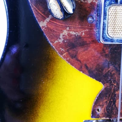 Montclair Electric Guitar, made by Kay, VINTAGE 1965,Tobacco Sunburst: image 17