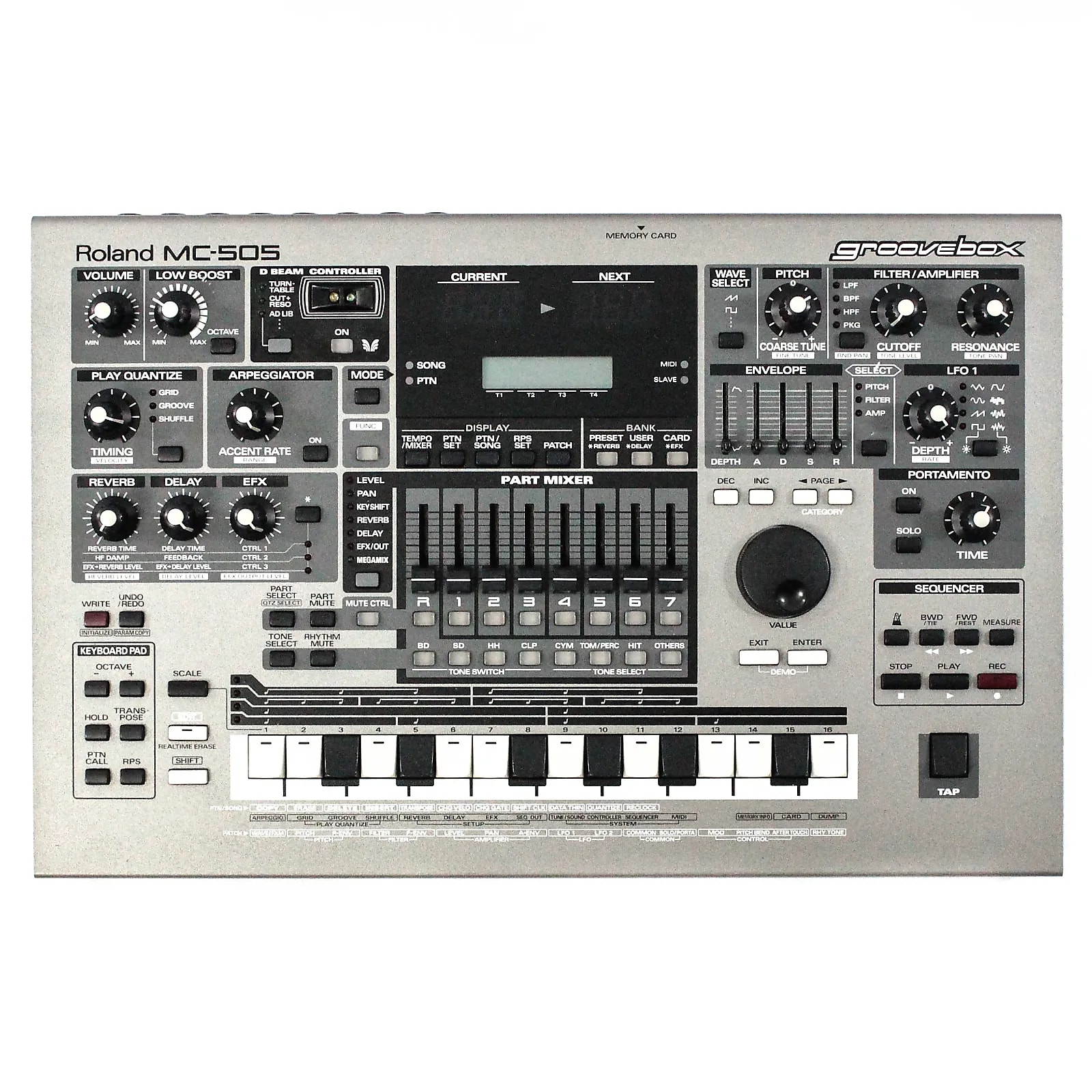 新作本物保証Roland MC-505／Groove BOX 配信機器・PA機器・レコーディング機器