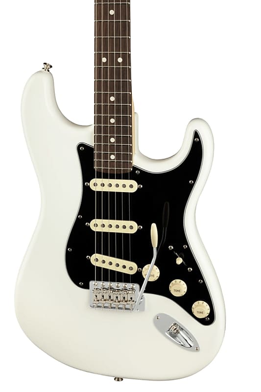 Fender American Performer Stratocaster Electric Guitar Rosewood FB, Arctic White image 1