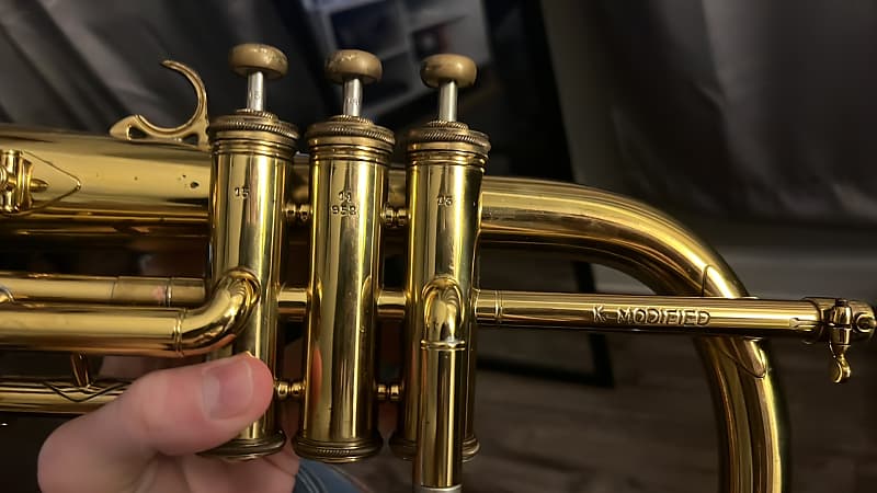 管楽器・吹奏楽器 HENRI SELMER K-MODIFIED LouisArmstrong Henri Selmer K-Modified Flugelhorn mid-late 1950's Gold | Reverb