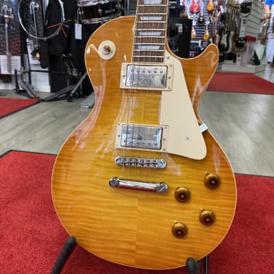 Tokai Les Paul LS-100F Lemon drop, Made in Japan | Reverb