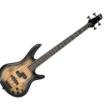 Used Ibanez GSR200SM 4-String Bass Guitar - Natural Gray Burst image 1
