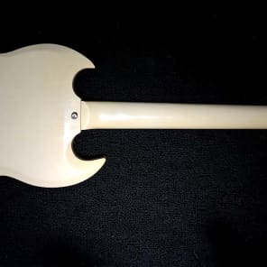Burny SG LP Custom 1980's White | Reverb