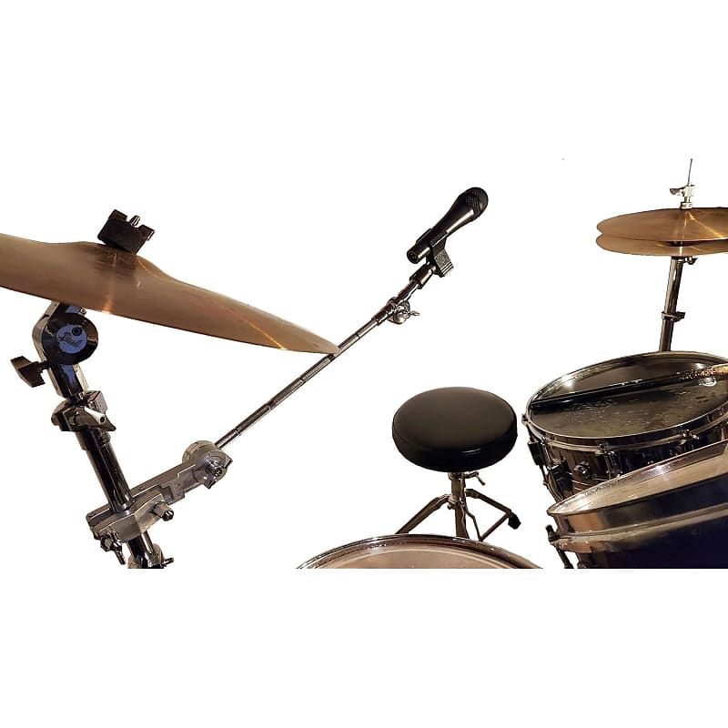 Drummer’S Microphone Arm Mount Clamp (Microphone Not Reverb