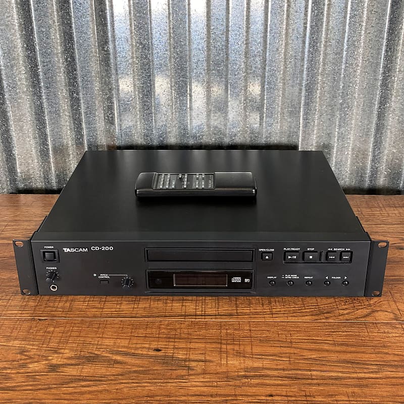 Tascam CD-200 Single Professional Rackmount CD Player Used