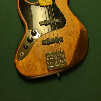 Fender Jazz Bass  Satin Over Red Oak (Custom) Left Handed image 2