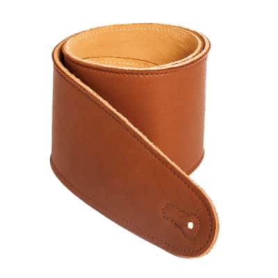 Henry Heller Leather Series - Brown Capri Bass Guitar Strap for sale