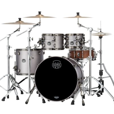 Mapex Saturn Evolution Classic Maple 4 Piece Shell Pack   Halo Mounting System   Maple And Walnut Hybrid Shell image 3