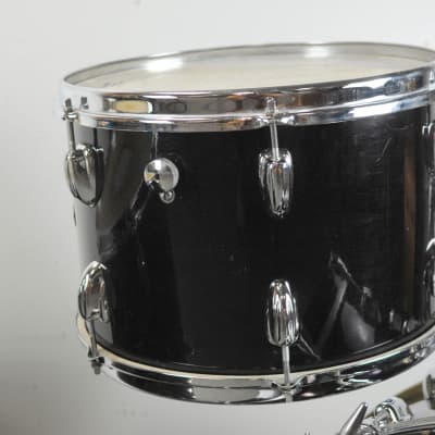 1965 Slingerland Gene Krupa Deluxe Black Sparkle Drum Set image 9
