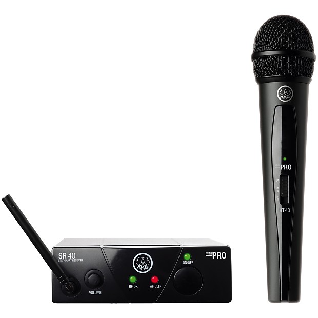 AKG WMS40 Mini Single Vocal Set Wireless Microphone System - Band C image 1