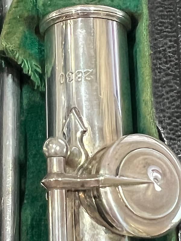 Moritz Max Monnig Leipzig Germany Flute 1930-40 - Silver
