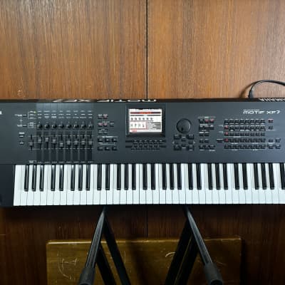 Yamaha MOTIF XF7 76-key Workstation w/ case, FW16E FireWire Expansion |  Reverb