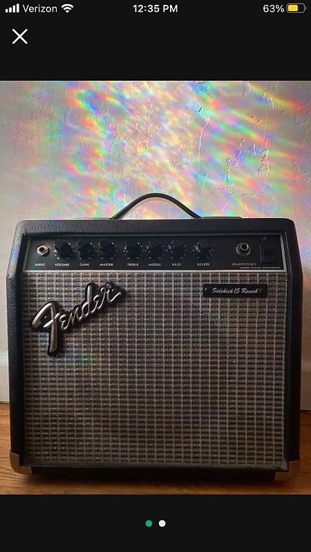 Fender sidekick deals 15 reverb