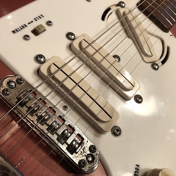 c.1966 Guyatone LG-120T Fender Jaguar Style Lotary PU MIJ