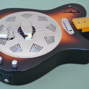 Fender Reso-Tele Acoustic/Electric Resonator  in 3 tone Sunburst image 3