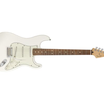 Used Fender Player Stratocaster - Polar White w/ Pau Ferro FB image 3