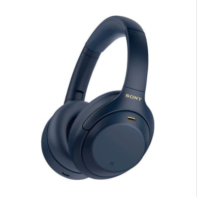 Sony WH-1000XM4 Wireless Active Noise Canceling Over-Ear Headphones - Blue image 1