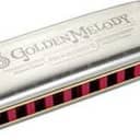 Hohner 542BL-F Progressive Series Golden Melody Harmonica - Key of F