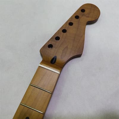 Maple Stratocaster Strat Style Roasted Wood Guitar Neck for sale