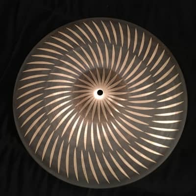 Woodland Percussion 16" Kinetic Artwork Crash Cymbal "Sacred Spinner" Design 2018 image 1